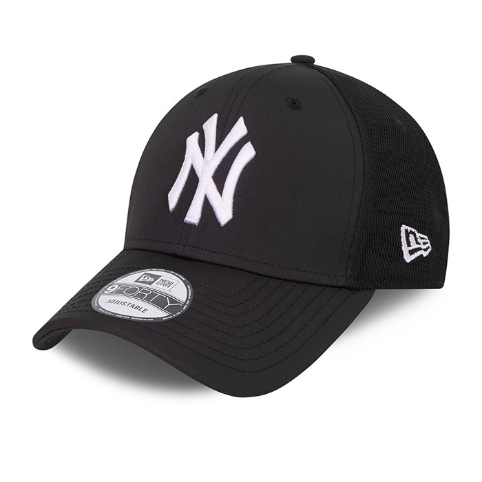 New York Yankees Mesh 9FORTY Lippis Mustat - New Era Lippikset Verkossa FI-459673